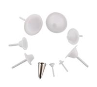 Plastic Nail Metal Nozzle Kitchen Lily Flower Cake Decoration Tools 9 in 1