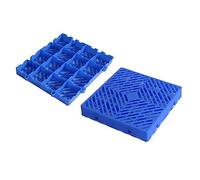 Plastic Nestable Pallets Storage Commodity Goods Pad, Plastic Pallets for Basement Storage, Lightweight palmani Interlocking, Plastic Pallets for Outside Dog Cage Floor, Cold Storage, Storage Rooms (