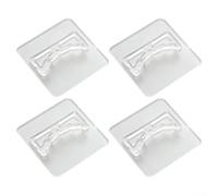 Plastic No-Drill Bonding Supports for Bed Legs Shelf Mounting Applications 90 Degree Design Optimized for Tight Spaces and Load Distribution (C)