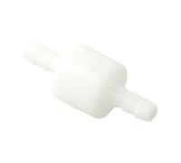 Plastic Nonreturn Way Fuel Line Check Valve for Hose 4mm Marine 8mm 10mm 12mm for Id Transparent One Valve for Water for Petrol Diesel Oil Applications in 6mm (6mm)