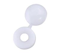 Plastic Nut Cover, Multicolor Plastic Nut Covers 13x5mm 100 Pcs(Bianco)