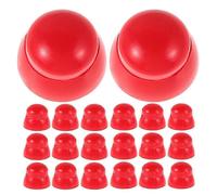 Plastic Nut Protection Caps 30pcs for Playground Slides Screw Covers for Children's Play Areas Red Safety Bolt Protectors Weather Resistant Enhanci...
