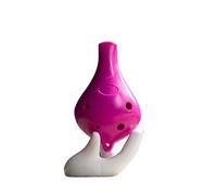Plastic Ocarina ABS Environmentally Friendly Material Six Hole Alto C Key Ac Key Flat Mouth Resin Ocarina (Color : Purple)