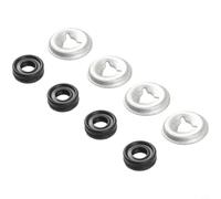 Plastic Oil Seal Replacement for Dishwasher Pump Motor | Fixes motor shaft leaks, includes nut and seal, compatible WR2X7054, WD8X181, prevents water damage