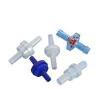 Plastic One-Way Check Valve Aquarium Air Pump | 2/10Pcs Fish Tank CO2 System Non-Return(ROSEWOOD,2pcs)