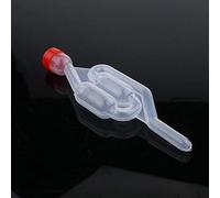Plastic One Way Exhaust Brew Check Valve Brew Air Lock Check Valve Water Sealed Valves for Home Brew Beer Wine Making Fermentation