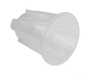 Plastic Orchid Pot Featuring Clear Body and Drainage Perforations for Root Observation and Moisture Regulation Indoors (16cm)