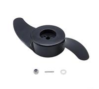 Plastic Outboard Motor Propeller for 26-86 lb Thrust Motors - 2-Blade Trolling Prop with Anti-Tangling Design, 11.5/13/7 cm Blades - Fits Kayaks, Inflatable Boats(26/30/40 pound)