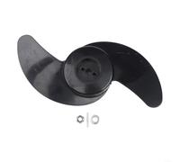 Plastic Outboard Propeller for Electric Trolling Motor 26/30/40/48lb Compatible with SUNELEXE Savylor for aqua Marina Watersnake, Includes Pin & Nut(B)