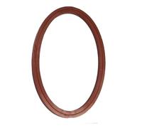 Plastic Oval Embroidery Hoop Nurge Wooden Effect Cross Stitch Screwless Ring