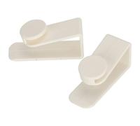 Plastic Over Door Hanger Narrow Over Door Hooks 8×7×4 2pcs Hook Thickened Door Hanger Perforated Shelf Barb Object Hanging Tool White