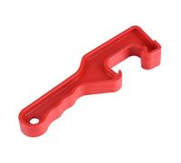 Plastic Paint Can Opener, 20cm Plastic Bucket Pail Paint Can Lid Opener Opening Tool with Anti-Slip Grip for Home Office Garage (Red)