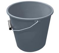 Plastic Paint Kettle Container with Metal Handle - Buckets, Tubs, Mixing Pots, Paint Kettle Storage Containers, Tubs, Empty Pots for paints and Paste - Grey 5 Litre (1)