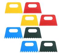 Plastic Paint Scraper Tool, Ymapinc 8Pcs Plastic Textured Art Tools, DIY Graffiti Oil Painting and Drawing Play for Texture Art on Canvas Putty Acrylic Plaster Art Pottery Scraper Tool
