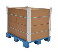 Plastic Pallet C Storage Rack 1100lb Capacity Heavy Duty for Restaurants & Kitchens Blue 80x60x12cm Ideal for Gas Stations 1 Pack