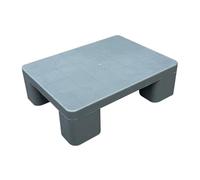 Plastic Pallet Easy to Stack, Plastic Tray for Easy Cleaning in Industrial and Laboratory Use, Lightweight Moisture-Proof Floor Pallets, for Garage Warehouse(Black,60 * 40cm/23.6 * 15.7in)