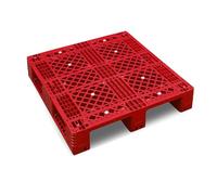 Plastic Pallet for Storage, Rackable 4-Way Entry, Heavy Duty, 8818 lbs Static Capacity, 1763 lbs Dynamic Capacity