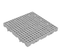 Plastic Pallet, Paint Holder Tray, High and Low Temperature Resistant, Increased Base, Hollow Design to Prevent Water Accumulation(Gray,30x30x3CM/12x12x1IN)