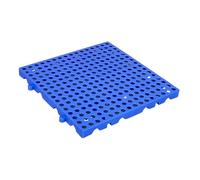Plastic Pallet Waterproof Grid Easy to Stack,Heavy Duty & Durable Interlocking Ventilation Floor Pallet,for Basement Storage for Cargo Storage Supermarket
