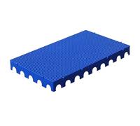 Plastic Pallets for Storage, Waterproof Grid Pad for Ventilation, Supports Up to 2000 lbs, 100x60x10 cm
