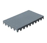Plastic Pallets for Storage, Waterproof Grid Pad for Ventilation, Supports Up to 2000 lbs, 100x60x10 cm