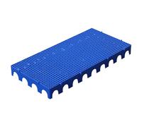 Plastic Pallets for Storage, Waterproof Grid Pad for Ventilation, Supports Up to 2000 lbs, 100x60x10 cm