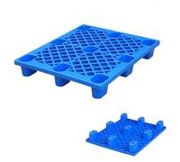 Plastic Pallets, Nestable Polyethylene Pallets, Moisture-Proof Floor Pallets, for Storing Items in The Basement to Them From Getting(Blue,100x80cm/39x31in)