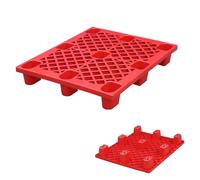 Plastic Pallets, Nestable Polyethylene Pallets, Moisture-Proof Floor Pallets, for Storing Items in The Basement to Them From Getting(Red,100x80cm/39x31in)