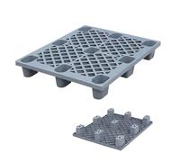 Plastic Pallets, Nestable Polyethylene Pallets, Moisture-Proof Floor Pallets, for Storing Items in The Basement to Them From Getting(Gray,100x80cm/39x31in)