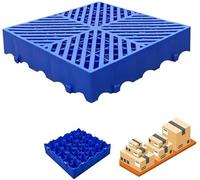 Plastic Pallets Ventilation Floor Pallet, Lightweight Plastic Tray, Shipping Grid Pads, For Indoor Warehouse Basement Supermarket Grille ventilation pallets