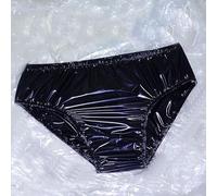 Plastic Pants for Men and Women, Ultra-Thin Comfortable PVC Stretch Pants, Drift Waterproof and Leak-Proof Underwear Incontinence Plastic Diapers, Opaque Soft and Smooth