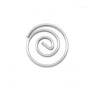 Plastic Paper Clips 300 Pcs Metal Circle Shape Paper Clip Multi-Color Plastic-Coated Line Clips Office Document Papers Classification Paperclip Pin(H)