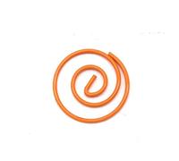 Plastic Paper Clips 300 Pcs Metal Circle Shape Paper Clip Multi-Color Plastic-Coated Line Clips Office Document Papers Classification Paperclip Pin(Color3)