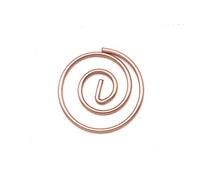 Plastic Paper Clips 300 Pcs Metal Circle Shape Paper Clip Multi-Color Plastic-Coated Line Clips Office Document Papers Classification Paperclip Pin(Color1)