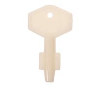 Plastic Paper Towel Dispenser Key Replacement for Locked Tissue Boxes | White Finish, Smooth Surface, Easy Unlocking, Portable Design, Suitable for Restroom Attendants, Facility Managers