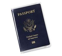 Plastic Passport Covers, Clear, Travel Wallet