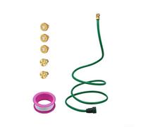 Plastic Patio Hose Sprayer 2m Ergonomic Grip(Green Threaded Type)
