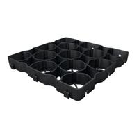Plastic Paving Driveway Grid for Turf Grass Lawn Shed Greenhouse Base Path Paver Gravel Protector Drainage Mat (9pcs of 33.3cm x 33.3cm, Sold per 1m²)
