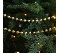 Plastic Pearl Wire Garland 5m Silver Gold Red(Gold)