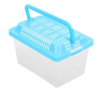 Plastic PET Transport Box for Small Fish and Crabs | PP Material, Tightly Sealed Hollow Lid with Air Holes, Temporary Quarantine Habitat, Easy Cleanup Outdoors