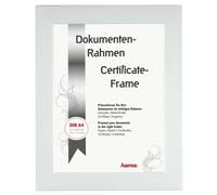Plastic photo frame "Paris", white, 21 x 29.7 cm