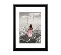Plastic Photo Frame "Swing", Black, 15 x 20 cm