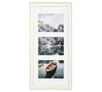 Plastic photo jam "Sierra", white, 25 x 55 cm (3 photos)