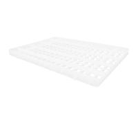 Plastic Pigeon Egg Incubator Tray, 112 Grid White Holder | Grooved Slots, Open Grid Design, Removable Structure, Stable Support for Hatch Tests and Farm Use