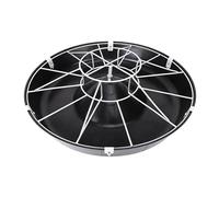 Plastic Piglet Feeder Trough with Screws, Anti-Waste Round Livestock Water Feeder for Poultry Pasture Equipment