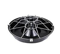 Plastic Piglet Feeder Trough with Screws, Anti-Waste Round Livestock Water Feeder for Poultry Pasture Equipment