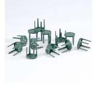 Pack of 100 OASIS® Green Plastic Pin Holders