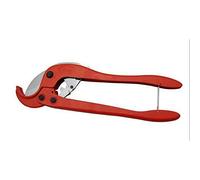 Plastic Pipe Cutter 63mm PVC Pipe Cutters Heavy Duty Pipe Shear Plumbing Tools for Cutting O.D. PEX, PVC, and PPR Plastic Hoses (Red, SA-0063)