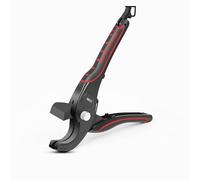 Plastic Pipe Cutter - PEX/PVC/PPR Pipes- Sharp Edge & Fast Cutting Replaceable Blade - Aluminium Alloy Body Premium Ratchet PVC Pipe Cutters - Conduit Cutter for Plumbing & Household (28mm)
