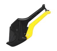 Plastic Pipe Cutter Ratchet PVC Pipe Cutter PEX Cutter Hose Cutter with Sharp Blades Tubing Cutter for PPR, PE, PP, Rubber Hoses Plumbing Tools(42mm)